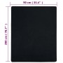 Sábana bajera jersey algodón negro 90x200 cm de vidaXL, Sábanas - Ref: Foro24-136210, Precio: 13,96 €, Descuento: %