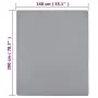 Sábanas bajeras jersey 2 uds algodón gris 140x200cm de vidaXL, Sábanas - Ref: Foro24-136205, Precio: 24,76 €, Descuento: %
