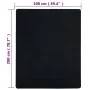 Sábanas bajeras jersey 2 uds algodón negro 100x200 cm de vidaXL, Sábanas - Ref: Foro24-136213, Precio: 20,33 €, Descuento: %