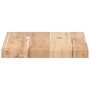 Estante flotante madera maciza de acacia sin tratar 40x20x2 cm en Estanterías | Comprar online en Foru.es