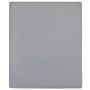 Sábanas bajeras jersey 2 uds algodón gris 160x200 cm de vidaXL, Sábanas - Ref: Foro24-136207, Precio: 29,11 €, Descuento: %