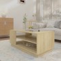 Mesa de centro madera de ingeniería roble Sonoma 102x55x43 cm de vidaXL, Mesas de centro - Ref: Foro24-810283, Precio: 68,76 ...