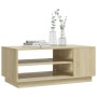 Mesa de centro madera de ingeniería roble Sonoma 102x55x43 cm de vidaXL, Mesas de centro - Ref: Foro24-810283, Precio: 68,76 ...