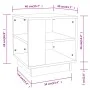 Mesa de centro madera contrachapada roble Sonoma 40x40x43 cm de vidaXL, Mesas de centro - Ref: Foro24-810301, Precio: 53,47 €...