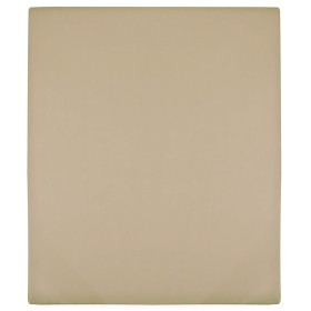 Sábanas bajeras jersey 2 uds algodón gris taupe 180x200 cm de vidaXL, Sábanas - Ref: Foro24-136229, Precio: 29,97 €, Descuent...