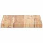 Estantes flotantes 3 uds madera acacia sin tratar 60x20x2 cm en Estanterías | Comprar online en Foru.es