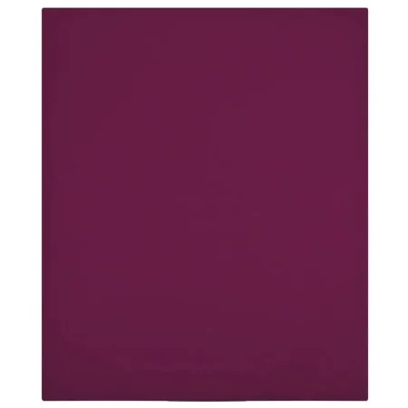 Sábanas bajeras jersey 2 uds algodón burdeos 100x200 cm de vidaXL, Sábanas - Ref: Foro24-136253, Precio: 23,66 €, Descuento: %
