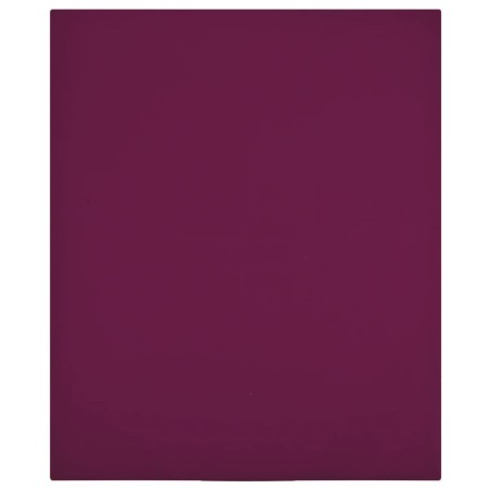 Sábanas bajeras jersey 2 uds algodón burdeos 100x200 cm de vidaXL, Sábanas - Ref: Foro24-136253, Precio: 24,08 €, Descuento: %