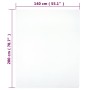 Sábanas bajeras jersey 2 uds algodón blanco 140x200cm de vidaXL, Sábanas - Ref: Foro24-136245, Precio: 28,83 €, Descuento: %