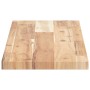 Estantes flotantes 3 uds madera acacia sin tratar 80x20x2 cm en Estanterías | Comprar online en Foru.es