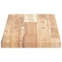 Estante flotante madera maciza de acacia sin tratar 100x20x2 cm en Estanterías | Comprar online en Foru.es