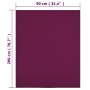 Sábana bajera jersey algodón burdeos 90x200 cm de vidaXL, Sábanas - Ref: Foro24-136250, Precio: 15,42 €, Descuento: %