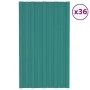 Grün verzinktes Stahldachpaneel 36 Einheiten 80x45 cm von vidaXL, Decke - Ref: Foro24-317200, Preis: 117,10 €, Rabatt: %