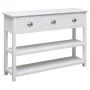 Aparador madera maciza de paulownia blanco 108x30x76 cm de vidaXL, Aparadores - Ref: Foro24-338545, Precio: 134,33 €, Descuen...