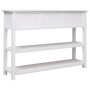 Aparador madera maciza de paulownia blanco 108x30x76 cm de vidaXL, Aparadores - Ref: Foro24-338545, Precio: 142,34 €, Descuen...