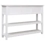 Aparador madera maciza de paulownia blanco 108x30x76 cm de vidaXL, Aparadores - Ref: Foro24-338545, Precio: 134,33 €, Descuen...