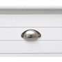 Aparador madera maciza de paulownia blanco 108x30x76 cm de vidaXL, Aparadores - Ref: Foro24-338545, Precio: 142,34 €, Descuen...