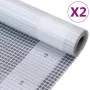 Canvas tarps 2 units 260 g/m² 2x2 m white by vidaXL, Waterproof tarpaulins - Ref: Foro24-3082810, Price: 41,76 €, Discount: %