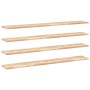 Estantes flotantes 4 uds madera acacia sin tratar 160x20x2 cm en Estanterías | Comprar online en Foru.es