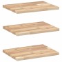 Estantes flotantes 3 uds madera acacia sin tratar 40x30x2 cm en Estanterías | Comprar online en Foru.es