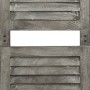 Biombo de 4 paneles de madera maciza gris 143x166 cm de vidaXL, Divisores de ambientes - Ref: Foro24-338575, Precio: 98,80 €,...