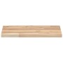 Estante flotante madera maciza de acacia sin tratar 60x30x2 cm en Estanterías | Comprar online en Foru.es