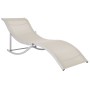 Tumbonas plegables 2 unidades textilene color crema de vidaXL, Tumbonas - Ref: Foro24-47785, Precio: 251,05 €, Descuento: %