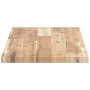 Estante flotante madera maciza de acacia sin tratar 80x30x2 cm en Estanterías | Comprar online en Foru.es