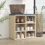 Sonoma oak shoe cabinet 52.5x30x50 cm by vidaXL, Lockers and storage cabinets - Ref: Foro24-808690, Price: 43,44 €, Discount: %