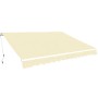 Toldo plegable de operación manual 400 cm crema en Toldos | Comprar online en Foru.es