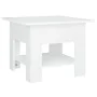 Mesa de centro madera contrachapada blanco 55x55x42 cm de vidaXL, Mesas de centro - Ref: Foro24-810262, Precio: 40,10 €, Desc...