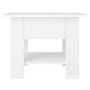 Mesa de centro madera contrachapada blanco 55x55x42 cm de vidaXL, Mesas de centro - Ref: Foro24-810262, Precio: 40,40 €, Desc...