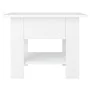 Mesa de centro madera contrachapada blanco 55x55x42 cm de vidaXL, Mesas de centro - Ref: Foro24-810262, Precio: 40,10 €, Desc...