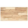 Estantes flotantes 2 uds madera acacia sin tratar 100x40x2 cm en Estanterías | Comprar online en Foru.es