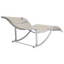 Tumbonas plegables 2 unidades textilene color crema de vidaXL, Tumbonas - Ref: Foro24-47785, Precio: 251,05 €, Descuento: %