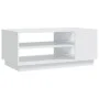 Mesa de centro de madera de ingeniería blanca 102x55x43 cm de vidaXL, Mesas de centro - Ref: Foro24-810280, Precio: 69,49 €, ...