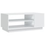 Mesa de centro de madera de ingeniería blanca 102x55x43 cm de vidaXL, Mesas de centro - Ref: Foro24-810280, Precio: 70,40 €, ...