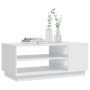 Mesa de centro de madera de ingeniería blanca 102x55x43 cm de vidaXL, Mesas de centro - Ref: Foro24-810280, Precio: 70,40 €, ...