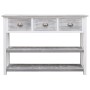 Aparador madera maciza de paulownia gris antiguo 108x30x76 cm de vidaXL, Aparadores - Ref: Foro24-338543, Precio: 127,45 €, D...