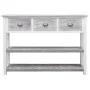 Aparador madera maciza de paulownia gris antiguo 108x30x76 cm de vidaXL, Aparadores - Ref: Foro24-338543, Precio: 127,07 €, D...