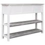 Aparador madera maciza de paulownia gris antiguo 108x30x76 cm de vidaXL, Aparadores - Ref: Foro24-338543, Precio: 127,45 €, D...