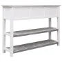 Aparador madera maciza de paulownia gris antiguo 108x30x76 cm de vidaXL, Aparadores - Ref: Foro24-338543, Precio: 127,07 €, D...