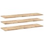 Estantes flotantes 3 uds madera acacia sin tratar 160x40x2 cm en Estanterías | Comprar online en Foru.es