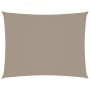Toldo de vela rectangular tela Oxford gris taupe 3x4 m en Sombrillas | Comprar online en Foru.es