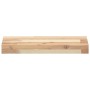 Estante flotante madera maciza de acacia sin tratar 60x20x4 cm en Estanterías | Comprar online en Foru.es