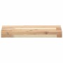 Estantes flotantes 4 uds madera acacia sin tratar 60x20x4 cm en Estanterías | Comprar online en Foru.es