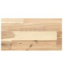 Estantes flotantes 4 uds madera acacia sin tratar 60x20x4 cm en Estanterías | Comprar online en Foru.es
