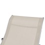Tumbonas plegables 2 unidades textilene color crema de vidaXL, Tumbonas - Ref: Foro24-47785, Precio: 251,05 €, Descuento: %