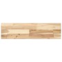 Estantes flotantes 3 uds madera acacia sin tratar 80x20x4 cm en Estanterías | Comprar online en Foru.es