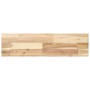 Estantes flotantes 4 uds madera acacia sin tratar 80x20x4 cm en Estanterías | Comprar online en Foru.es